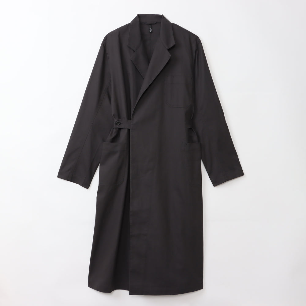 Oversized Military Tie-Lock Coat Unisex
