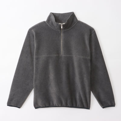 Oversized Recycled Polyester Eco Fleece Half Zip Pullover Unisex