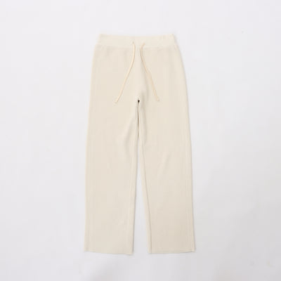 Raghetto Rib Easy Straight Pants Knit Up