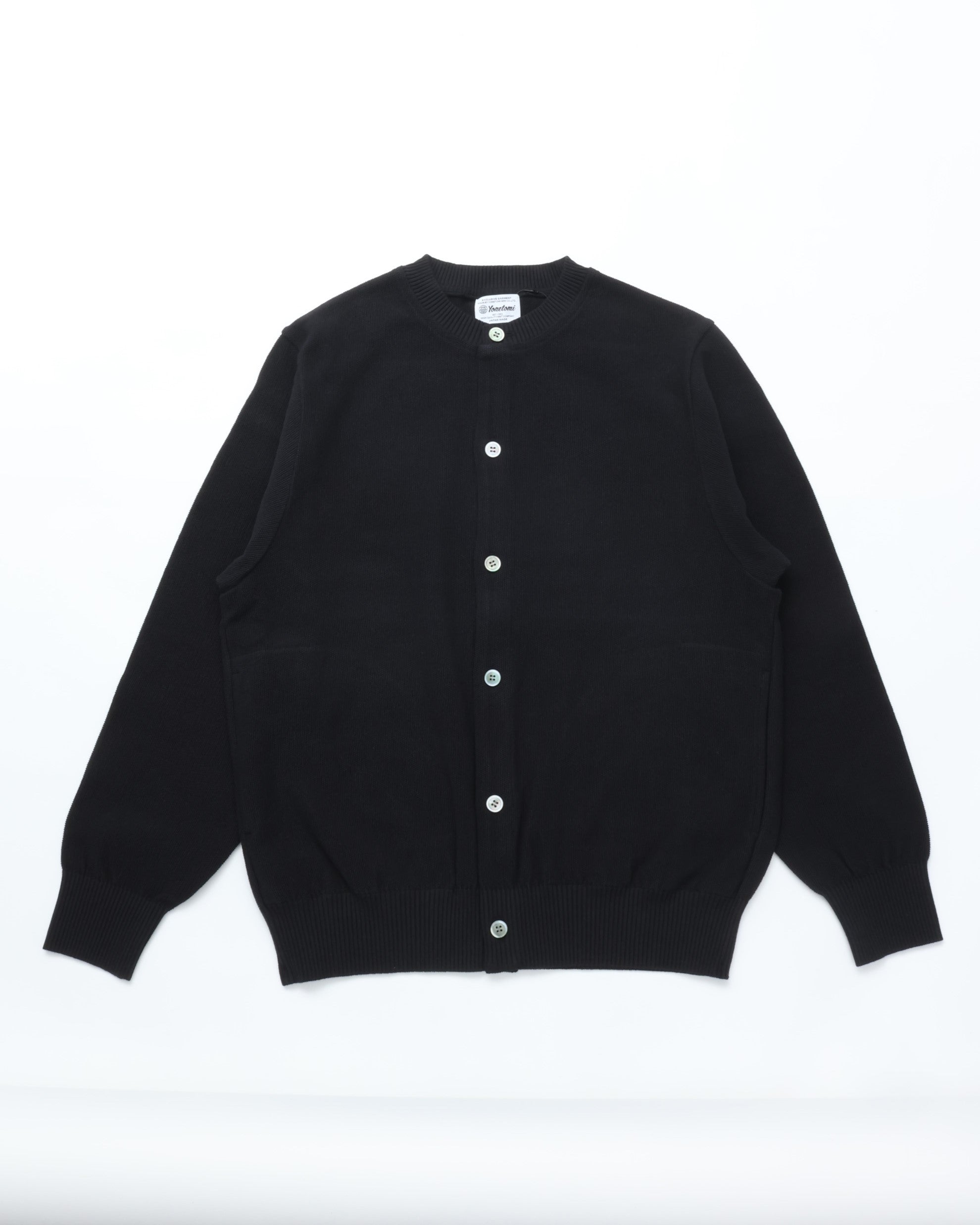 Yonetomi / GIMA COTTON KNIT CARDIGAN CREW NECK – CASDAY / キャスデイ