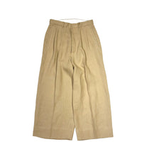 HAVERSACK / High waist 2 pleats wide pants