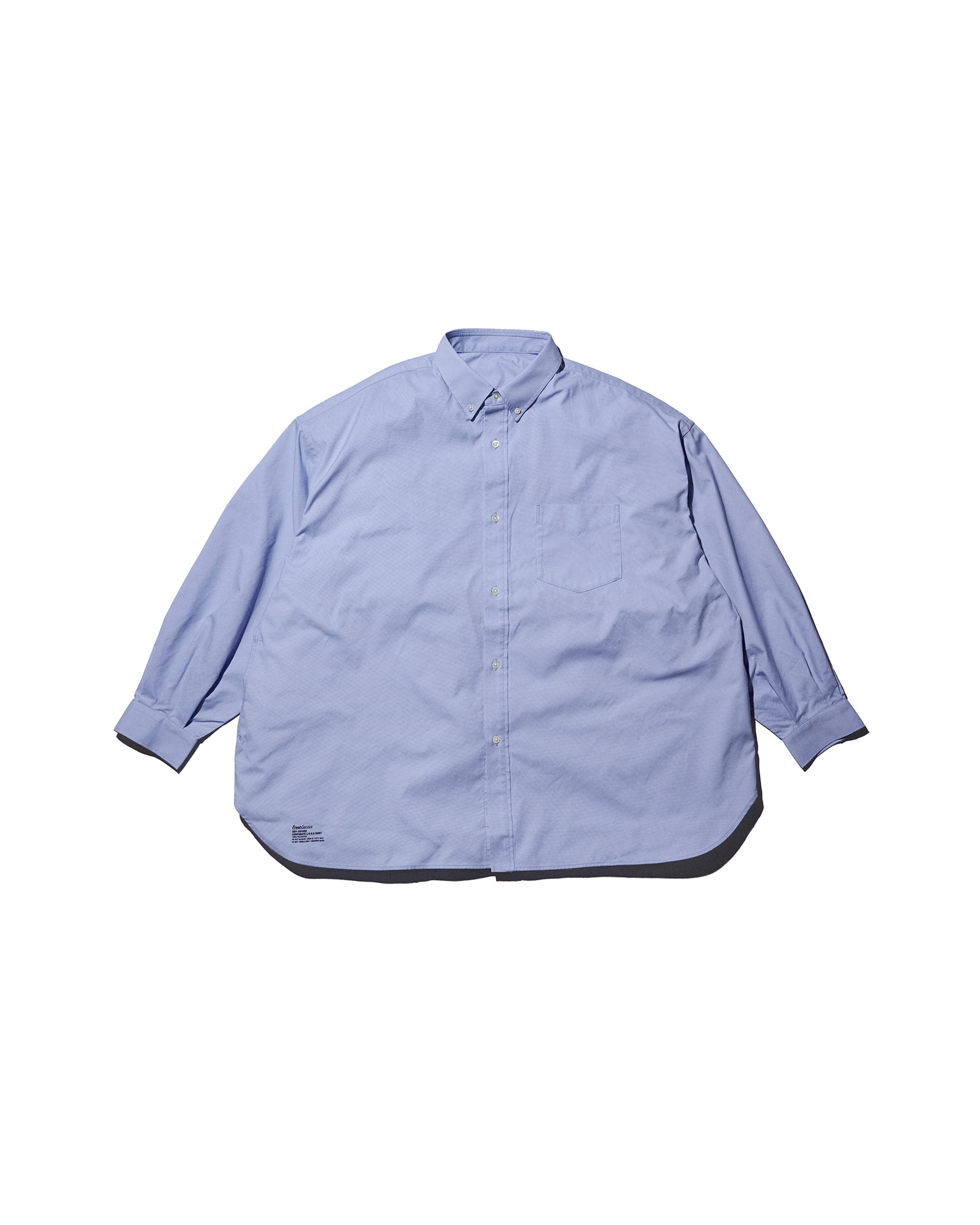 FreshService DRY OXFORD CORPORATE L/S B.D.SHIRT BLUE – CASDAY