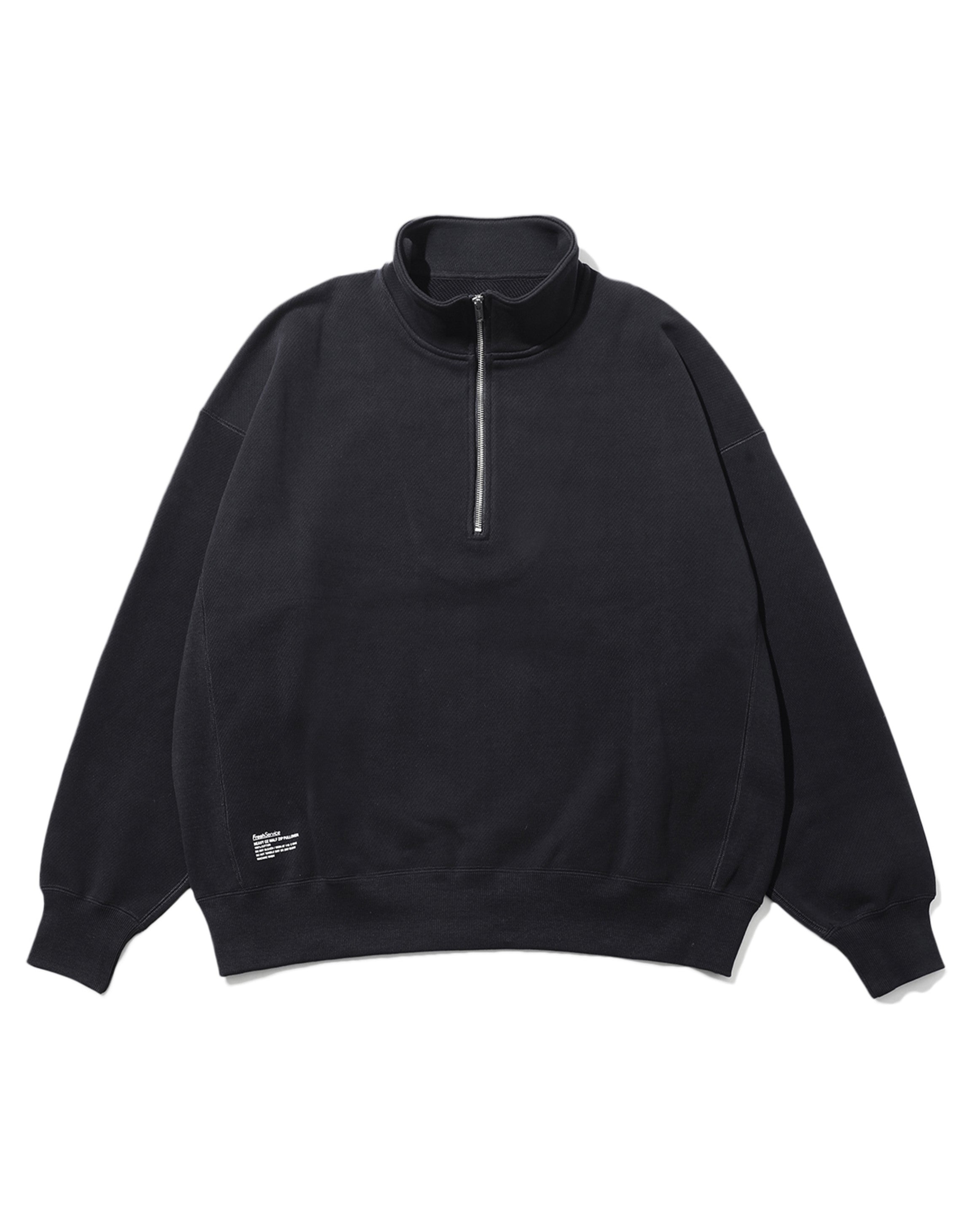 【完売品】HALF ZIP SWEAT/ブラック/サンライズ/HIIT FreshService HEAVY OZ HALF ZIP PULLOVER BLACK – CASDAY / キャスデイ