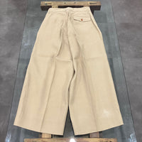 HAVERSACK / High waist 2 pleats wide pants