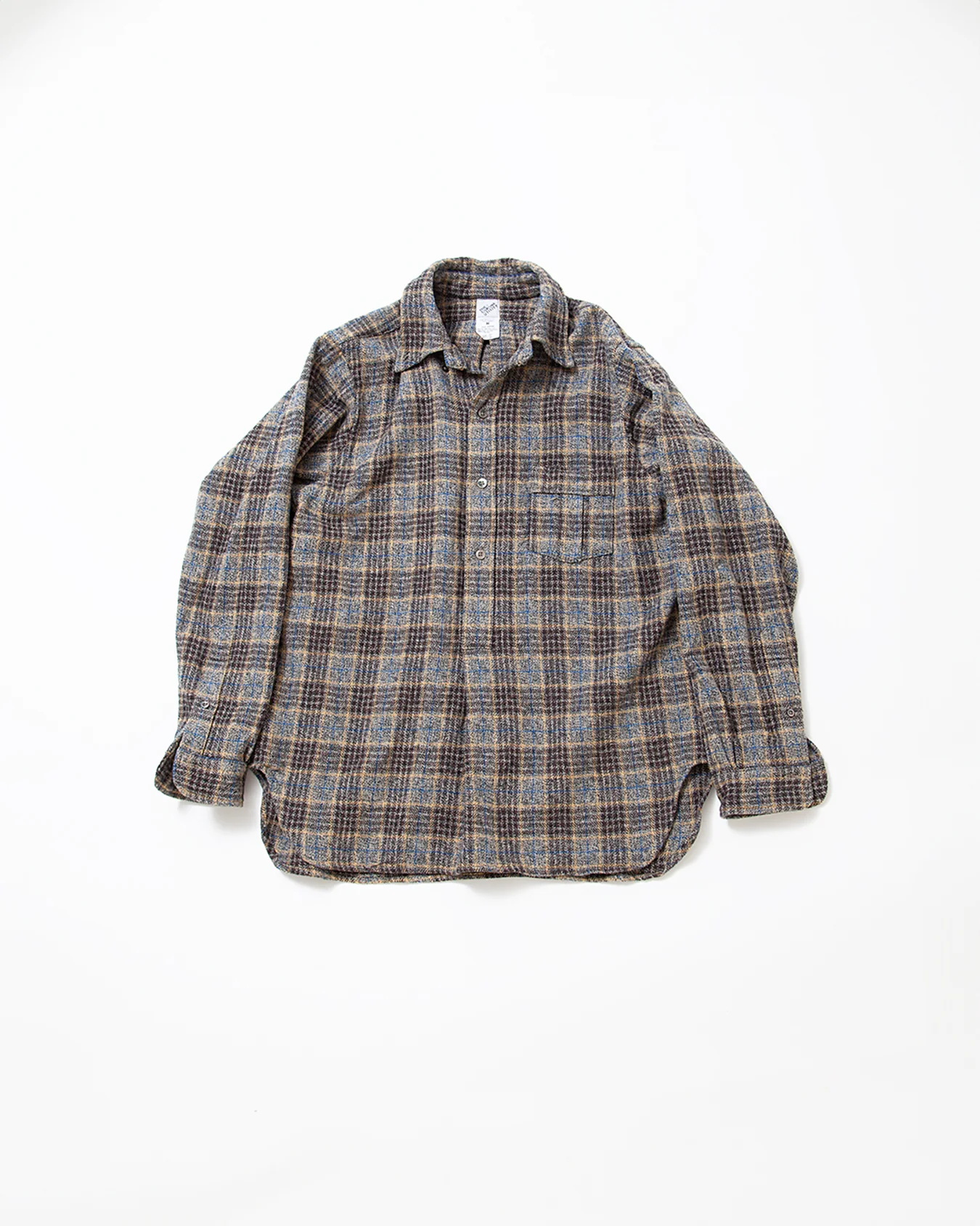 THE CORONA UTILITY CS005 - W.C.W SHIRT PULLOVER / Grey × Brown