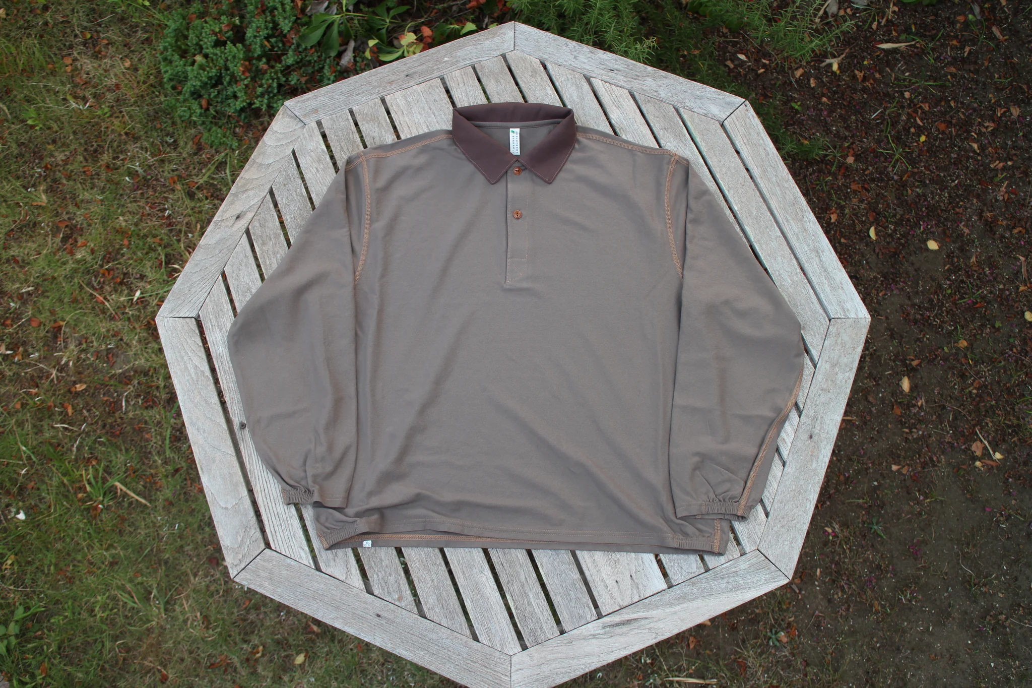 NOROLL DRY WASHI L/S POLO – CASDAY / キャスデイ