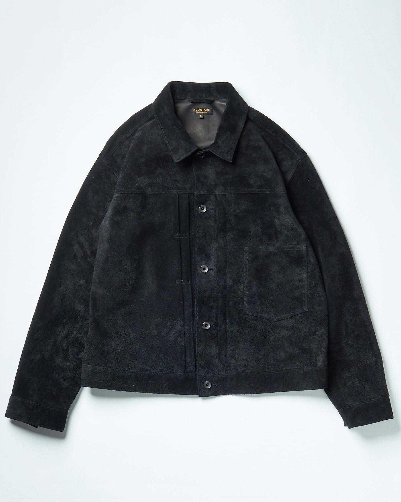 A VONTADE Type 1 Jacket -Suede- BLACK – CASDAY / キャスデイ