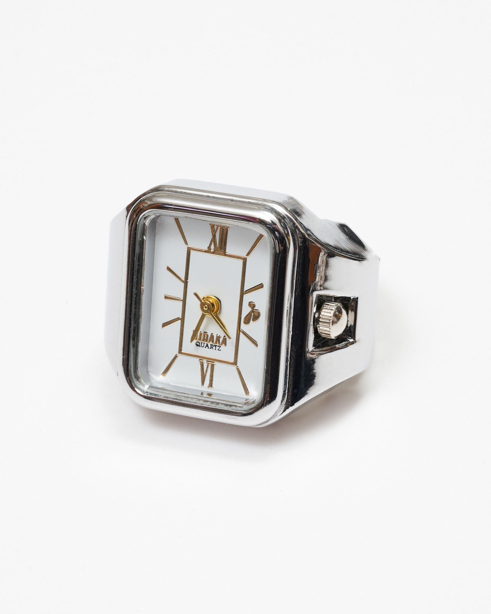 HIDAKA クォーツ 指時計 シルバー 角型 HIDAKA/ LEGACY/RING WATCH – CASDAY / キャスデイ