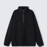 WILD THINGS / グリッドフリースプルオーバージャケット GRID FLEECE PULLOVER JACKET