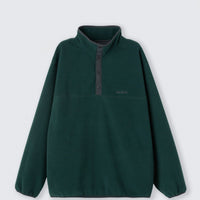 WILD THINGS / GRID FLEECE PULLOVER JACKET