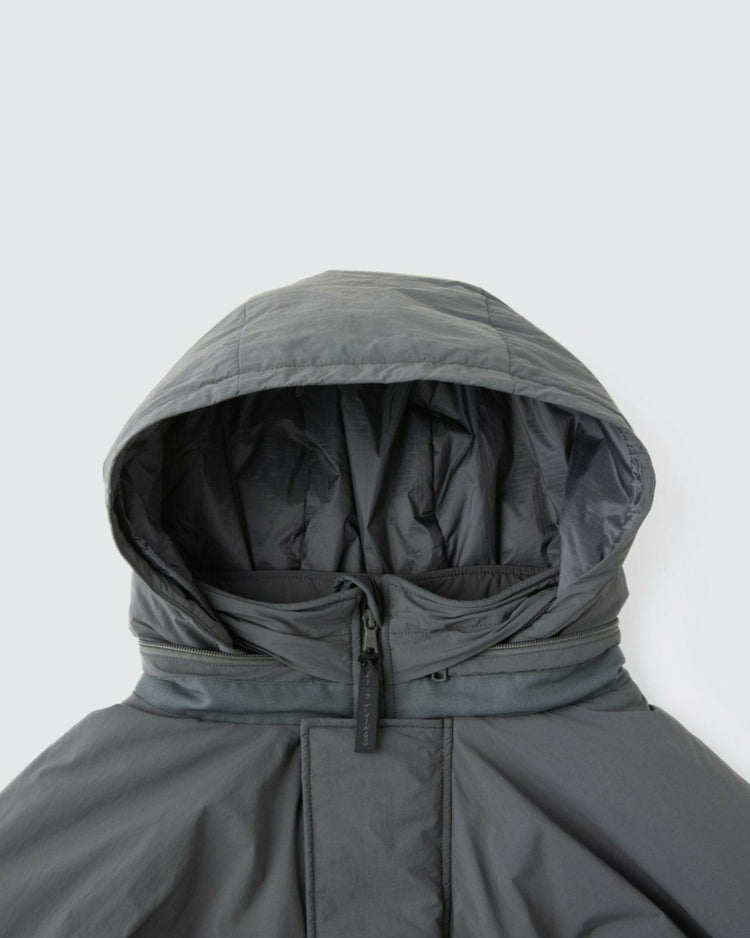 WILD THINGS / GRID FLEECE PULLOVER JACKET