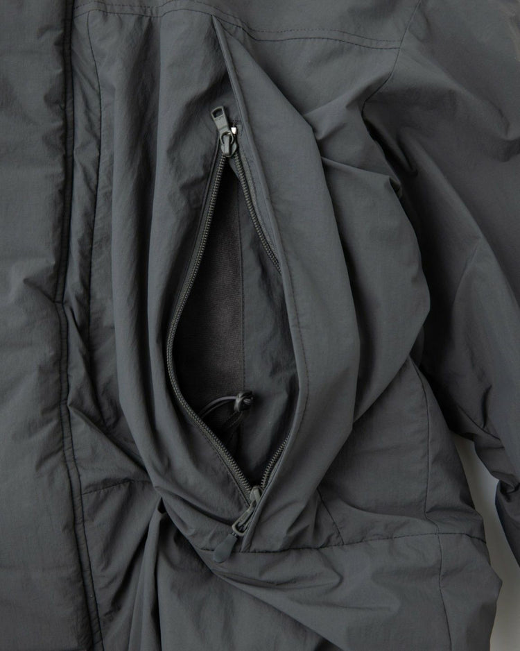 WILD THINGS / GRID FLEECE PULLOVER JACKET