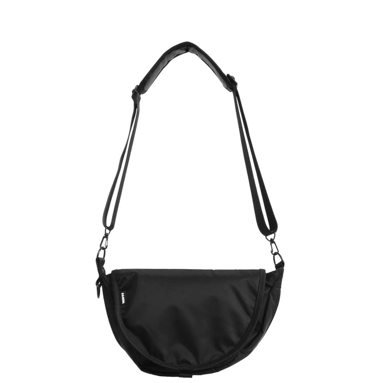 FADEN/ Destoryed U half moon bag “004_Janis”