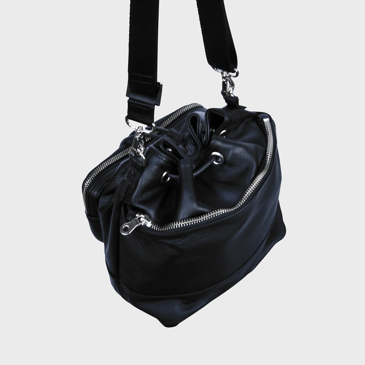 FADEN/ Leather High Spec Kinchaku Bag「008_Lou_Parallel」