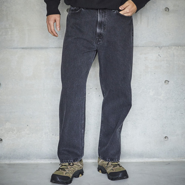 orslow / 101 DAD'S FIT DENIM PANTS(UNISEX) BLACK DENIM STONE