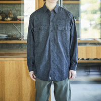 orslow / Black Chambray Work Shirt 01-8064-61