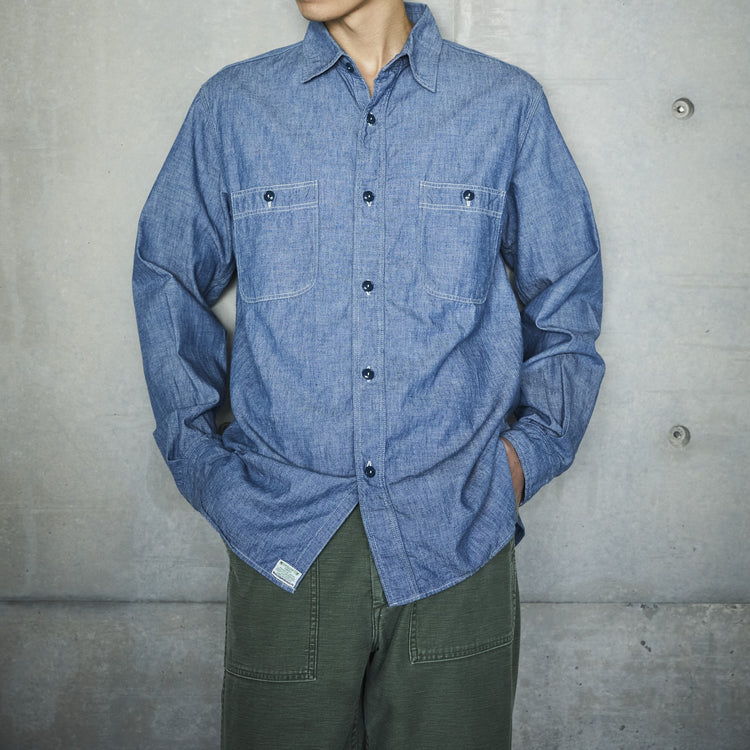 orslow / CHAMBRAY WORK SHIRT