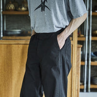 orslow / WIDE FIT FRENCH WORK PANTS BLACK