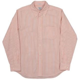 WORKERS / Modified BD Shirt ORANGE STRIPE