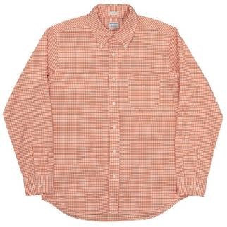 WORKERS / Modified BD Shirt ORANGE CHECK