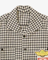 Sillage  rib blouson deadstock digital plaid