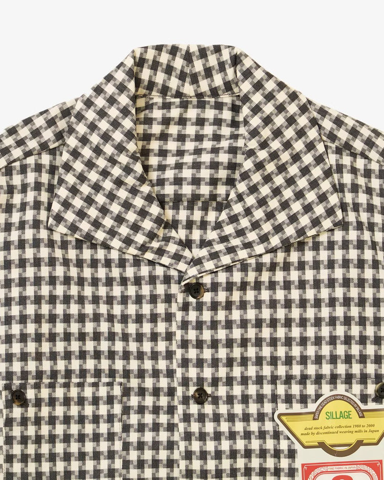 Sillage  rib blouson deadstock digital plaid