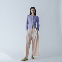 MEYAME / SIDE LINE WIDE PANTS (CHINO) PINK