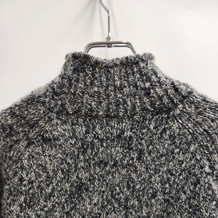 COOHEM / SILK MOHAIR MELANGE KNIT PULLOVER