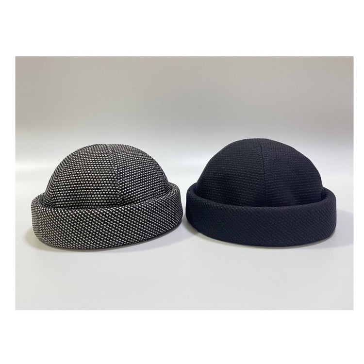 roundabout / Sashiko Roll Cap / Black RA24AW-AC02