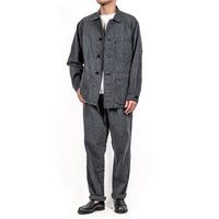 WORKERS / Summer Jacket Charcoarl Linen Cotton