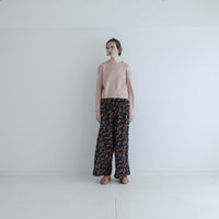 MEYAME / DOT HOLE JACQUARD LONG SLEEVE TEE PINK