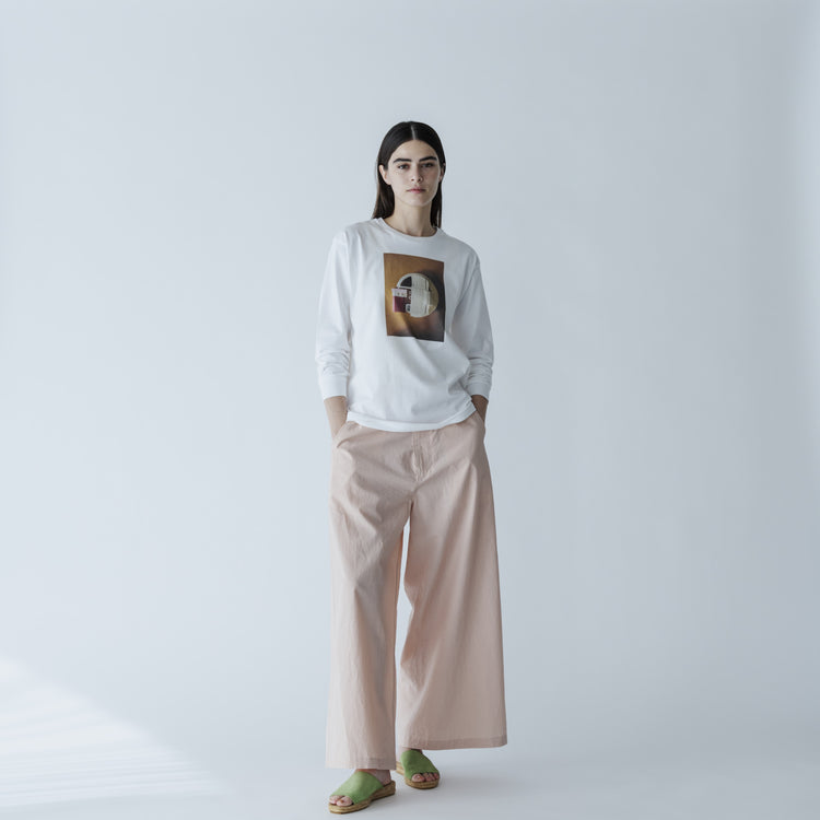 MEYAME / SIDE LINE WIDE PANTS (CHINO) BEIGE
