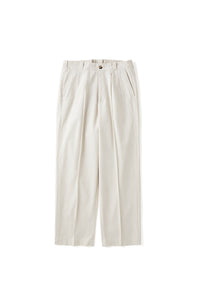 OLD JOE BRAND   FRONT TUCK ARMY TROUSER NATURAL