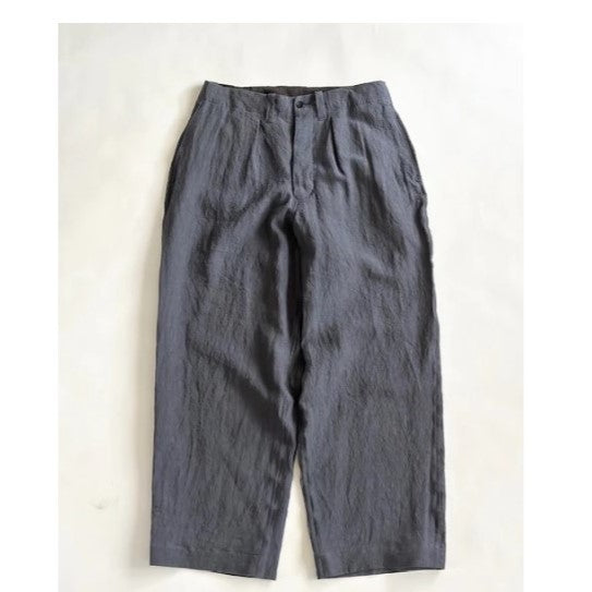 HAVERSACK / 60 Linen poplin wide pants