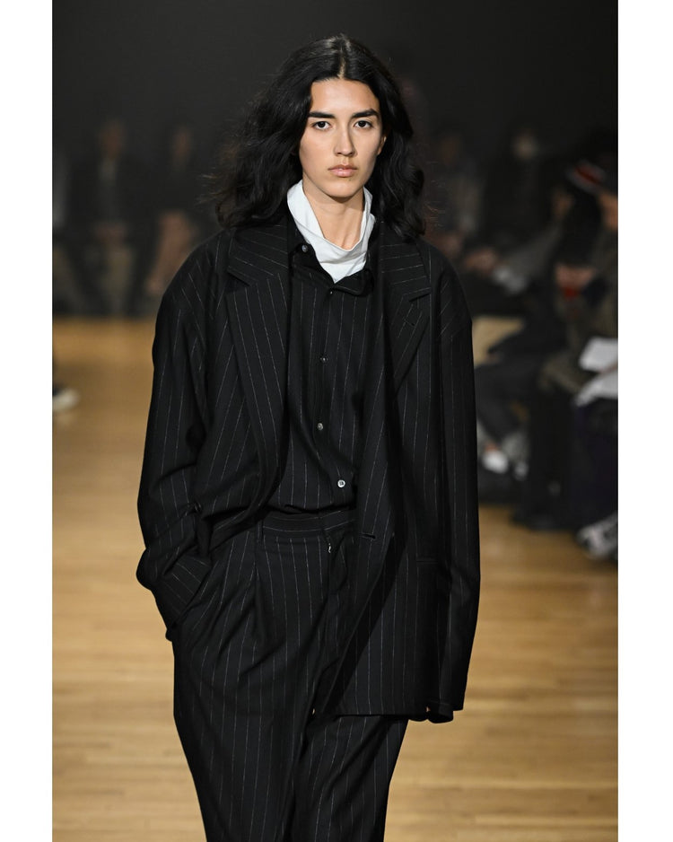 KANEMASA PHIL  36G Wool Stripe Trouser