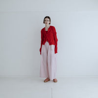 MEYAME / LIGHT KNIT CARDIGAN RED