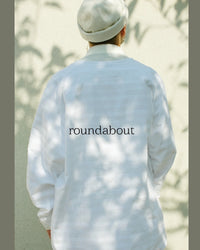 roundabout /  Linen Canvas Roll Cap