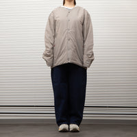 NANGA /NO COLLAR SOFT DOWN CARDIGAN/No collar soft down cardigan