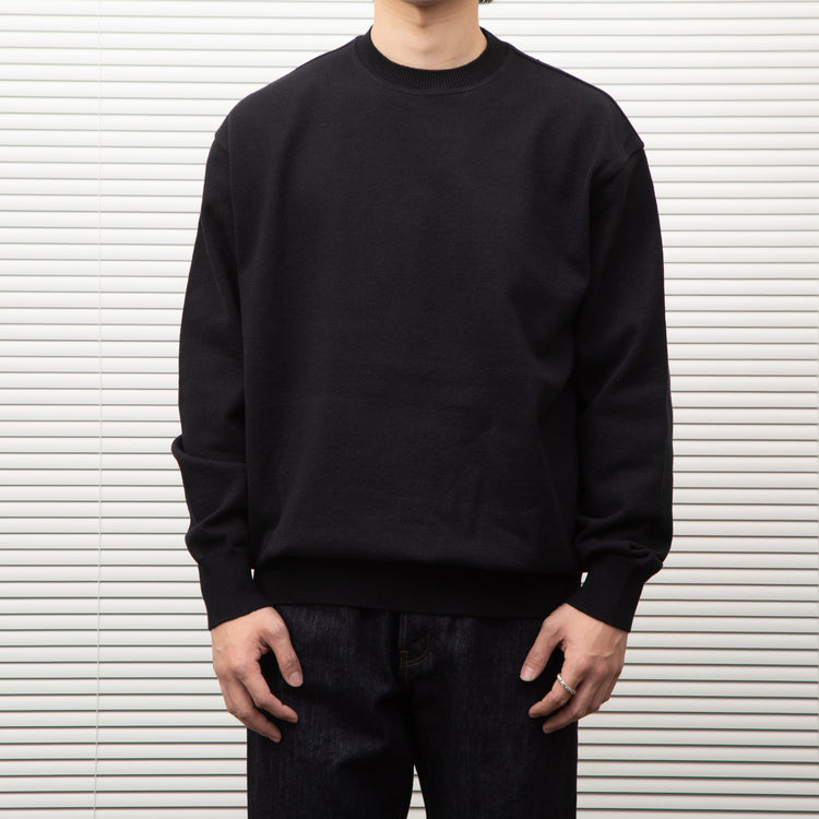 Yonetomi / WAVE COTTON KNIT P/O SOLID