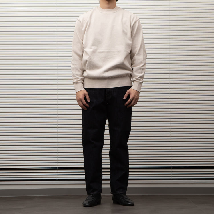 Yonetomi / WAVE COTTON KNIT P/O SOLID