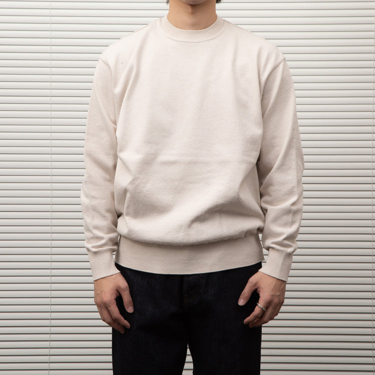 Yonetomi  / WAVE COTTON KNIT P/O 　SOLID