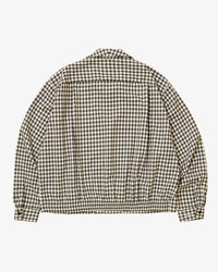 Sillage  rib blouson deadstock digital plaid