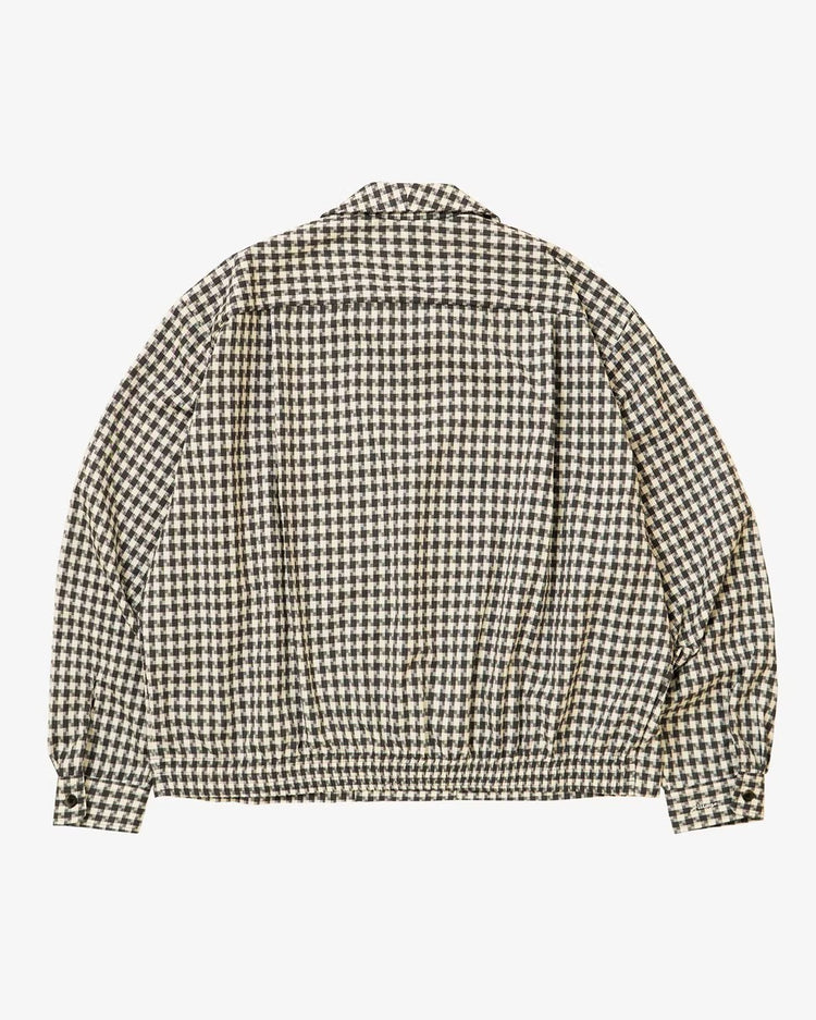 Sillage  rib blouson deadstock digital plaid