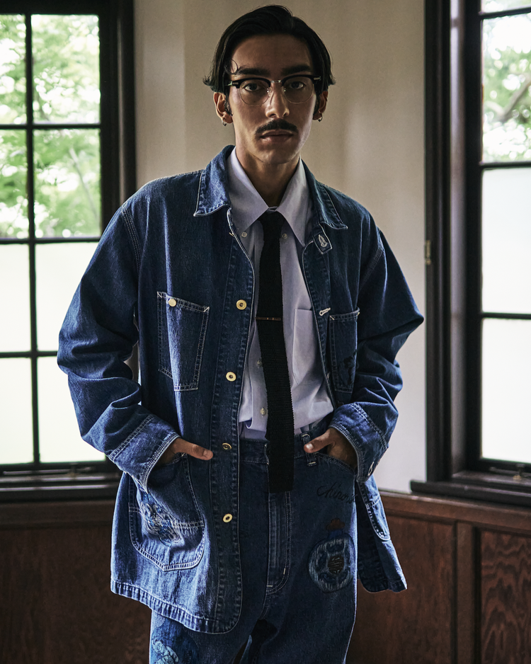 Work of Art Kendai / DENIM COVERALL AGED WASH – CASDAY / キャスデイ Work of Art Kendai / DENIM COVERALL AGED WASH – CASDAY / キャスデイ