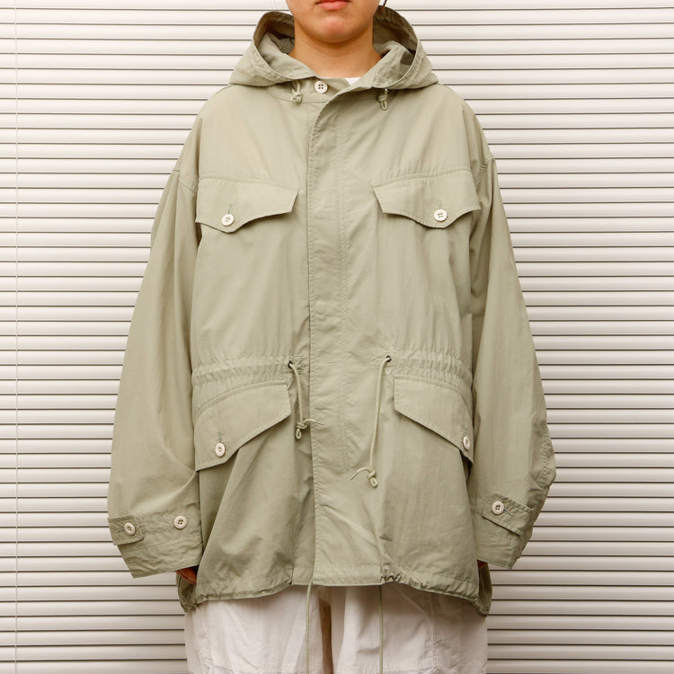 ARMY TWILL / Nylon OX Hooded Coat