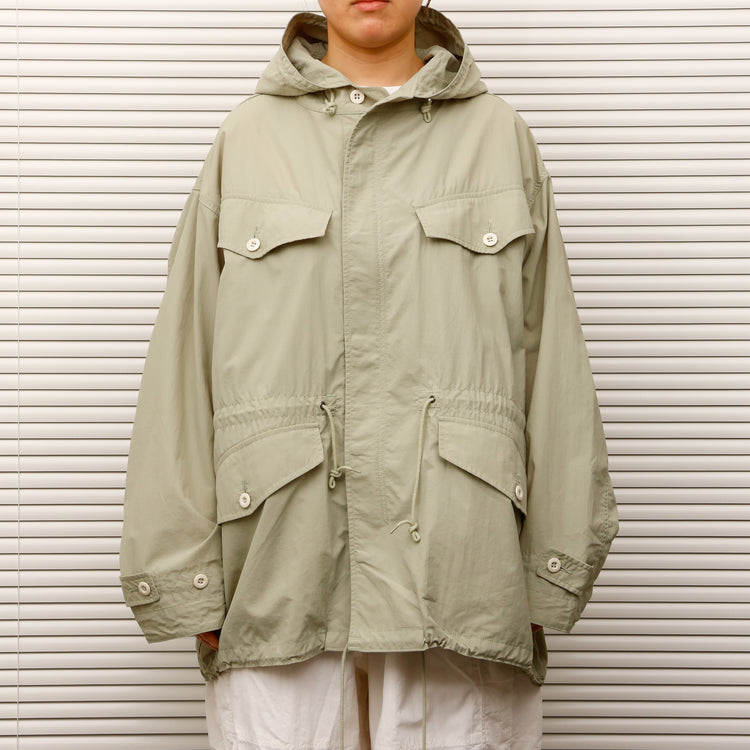 ARMY TWILL / Nylon OX Hooded Coat 