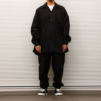 ARMY TWILL / Cotton/Polyester Plain Big Shirt