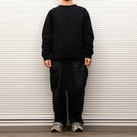 WALLA WALLA SPORT / 13oz CREW SWEAT SHIRT BLACK