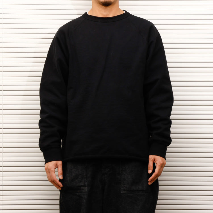 WALLA WALLA SPORT / 13oz CREW SWEAT SHIRT BLACK