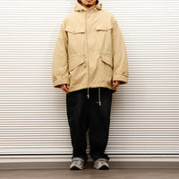 ARMY TWILL / Nylon OX Hooded Coat